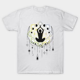 Moon Phase Yoga T-Shirt